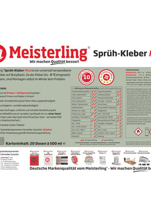 Meisterling Sprüh-Kleber Plus 500 ml ( 006050000020 )