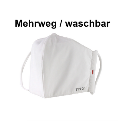 Nano Softshell Mundschutz Mehrweg Atemschutz Maske ISO 13485:2016 1 Stück Größe L waschbar