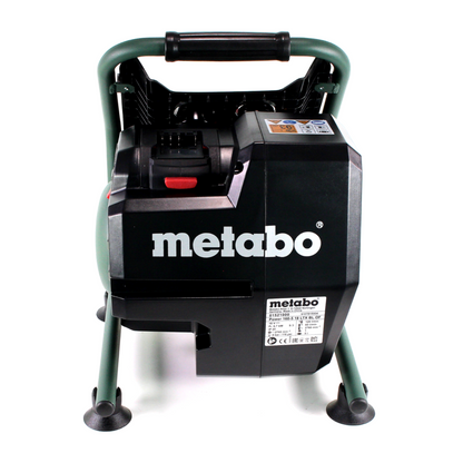 Compresseur à batterie Metabo Power 160-5 18 LTX BL OF 18 V 8,0 bar sans balais + 1x batterie LiHD 4,0 Ah - sans chargeur