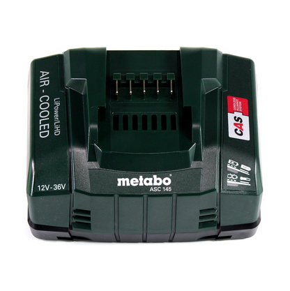 Metabo Power 160-5 18 LTX BL OF Akku Kompressor 18 V 8,0 bar Brushless + 1x LiHD Akkupack 4,0 Ah + Ladegerät