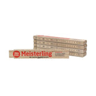 Regla plegable Meisterling natural con escritura roja (090100000021) 2 m con escala de grados angulares y resortes de acero 