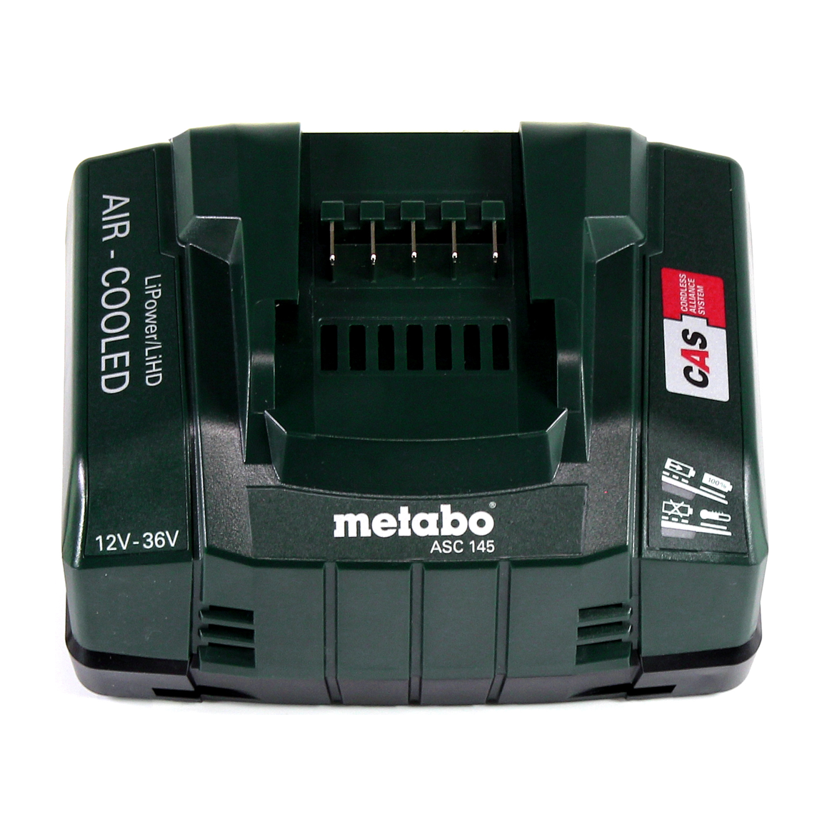 Metabo Power 160-5 18 LTX BL OF Akku Kompressor 18 V 8,0 bar Brushless + 2x LiHD Akkupack 4,0 Ah + Ladegerät