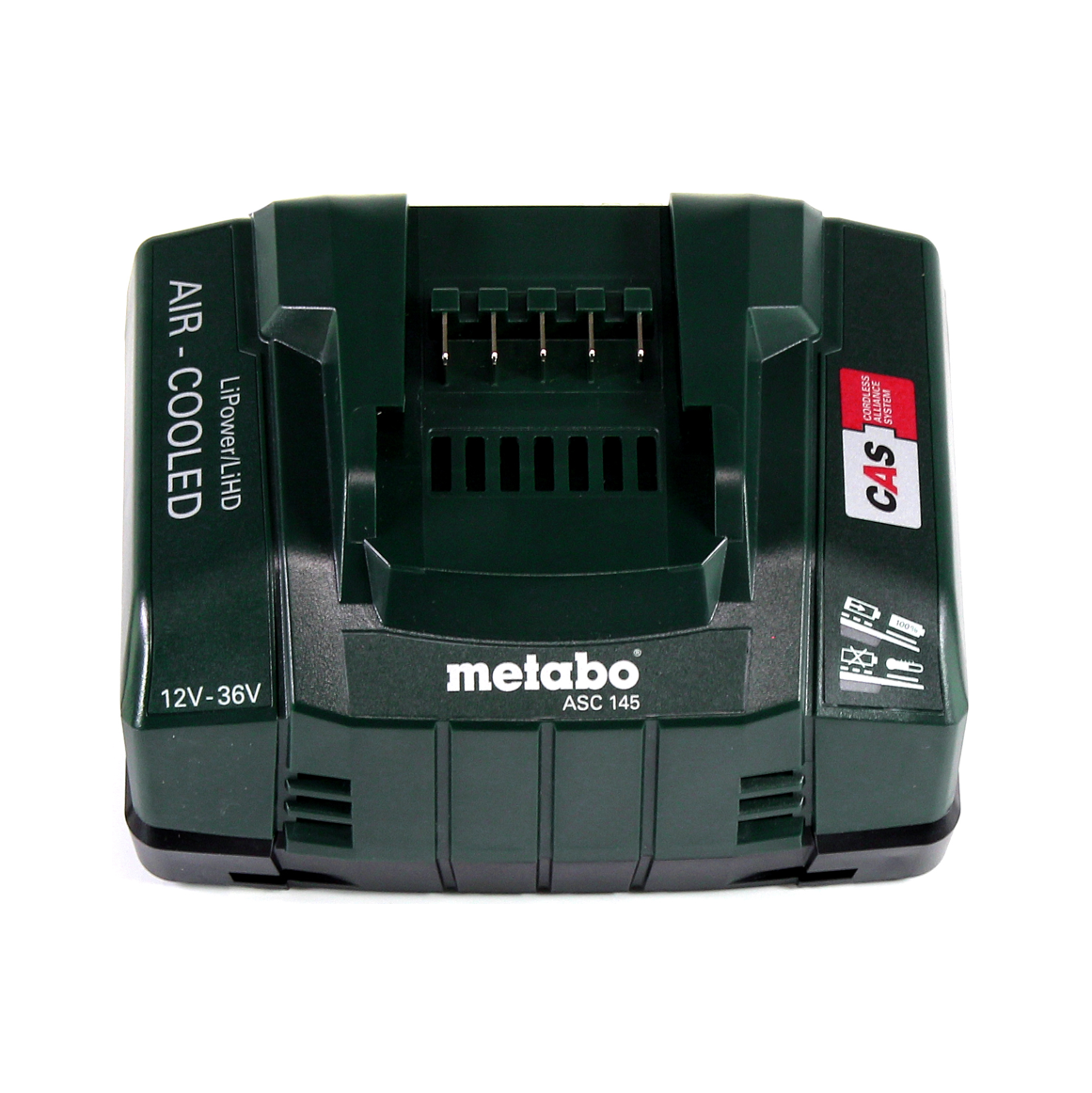 Compresseur à batterie Metabo Power 160-5 18 LTX BL OF 18 V 8,0 bar sans balais + 1x batterie LiHD 8,0 Ah + chargeur