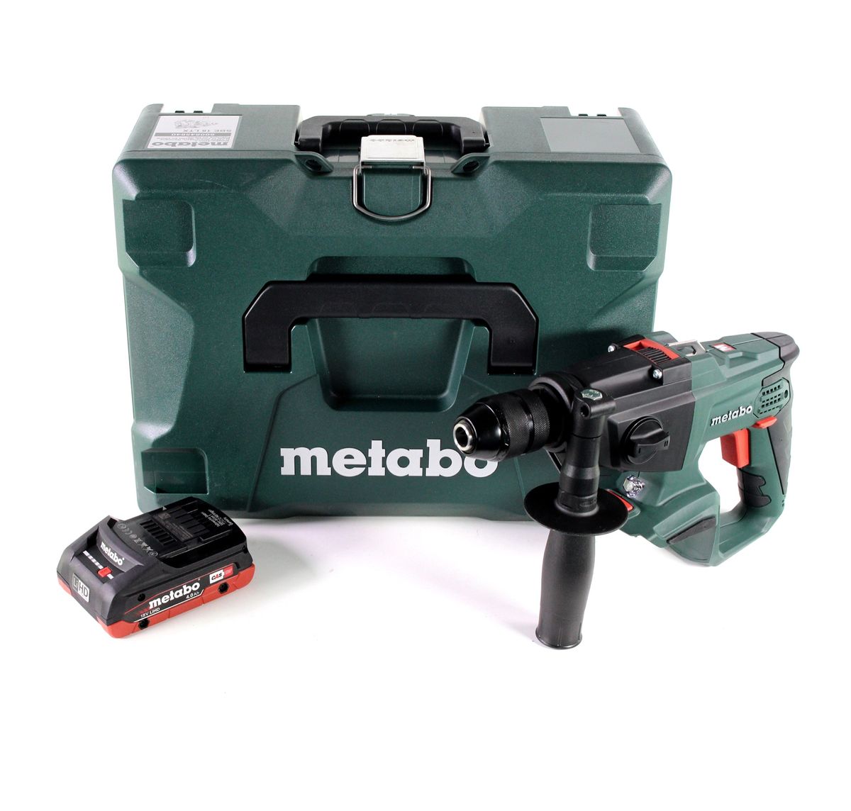 Perceuse à percussion sur batterie Metabo SBE 18 LTX 18 V 24 Nm + 1x batterie LiHD 4,0 Ah + MetaLoc - sans chargeur