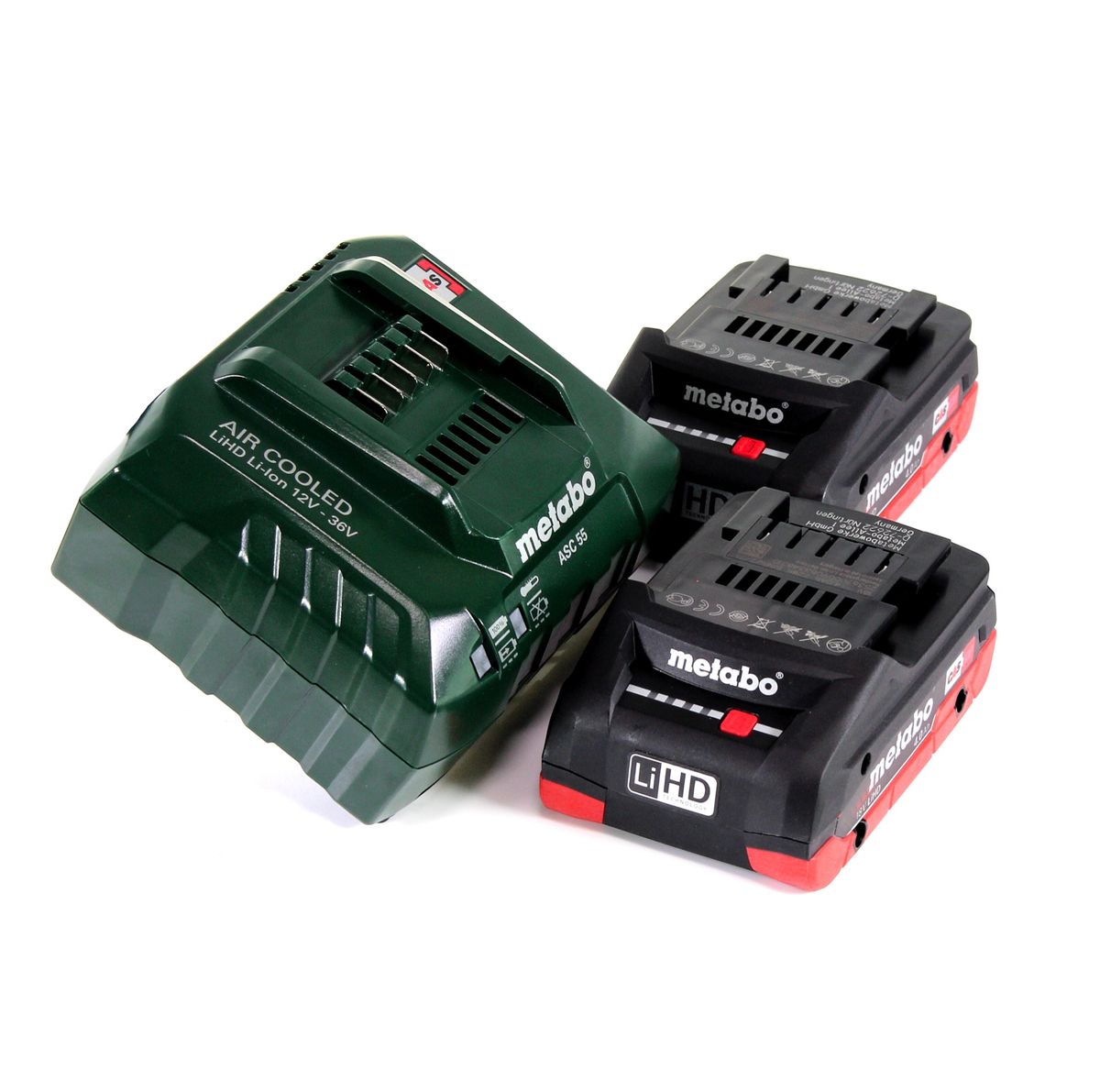 Perceuse à percussion sur batterie Metabo SBE 18 LTX 18 V 24 Nm + 2x batterie LiHD 4,0 Ah + chargeur + MetaLoc