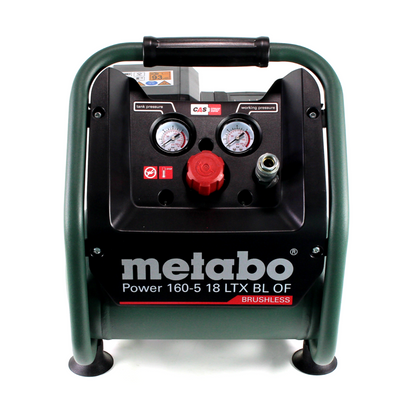 Metabo Power 160-5 18 LTX BL OF Akku Kompressor 18 V 8,0 bar Brushless Solo ( 601521850 ) - ohne Akku, ohne Ladegerät