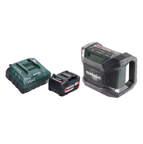 Metabo R 12-18 DAB+ BT radio de chantier sur batterie 12-18 V DAB+ + 1x batterie 4,0 Ah + chargeur