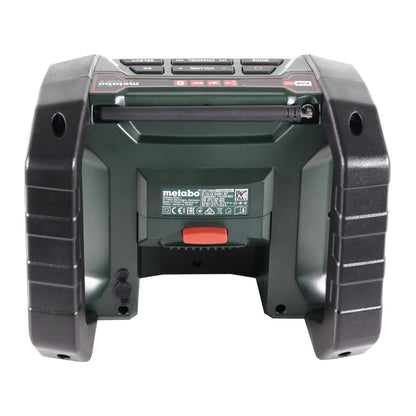 Metabo R 12-18 DAB+ BT radio de chantier sur batterie 12-18 V DAB+ + 2x batteries 4,0 Ah + chargeur