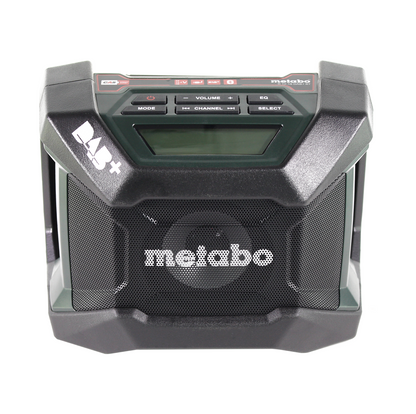 Metabo R 12-18 DAB+ BT Akku Baustellenradio 12-18 V DAB+ + 2x LiHD Akku 4,0 Ah + Ladegerät