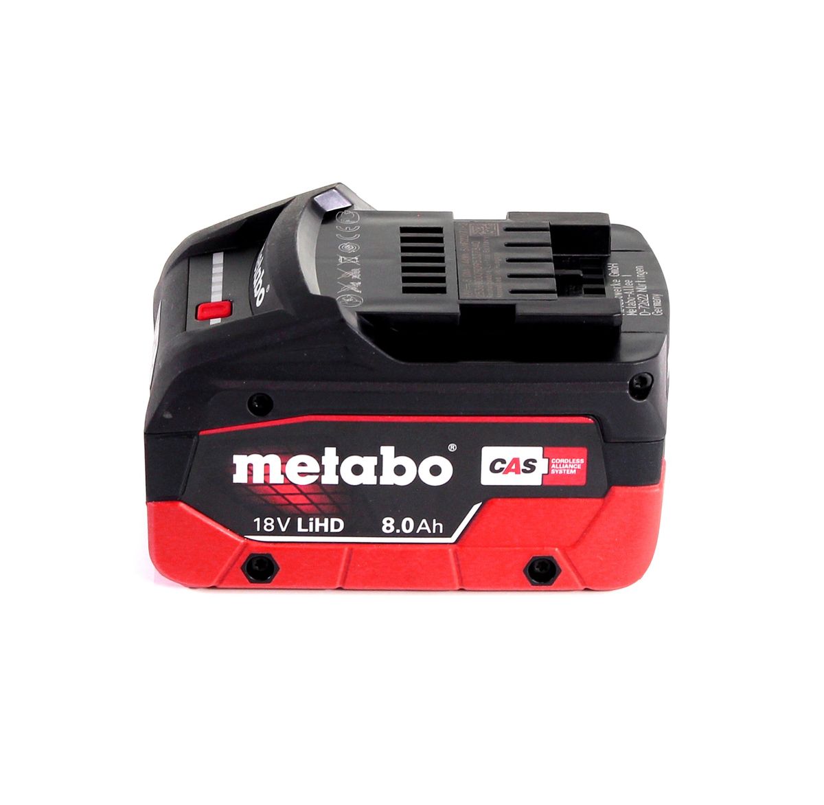 Perceuse à percussion sur batterie Metabo SBE 18 LTX 18 V 24 Nm + 1x batterie LiHD 8,0 Ah + MetaLoc - sans chargeur