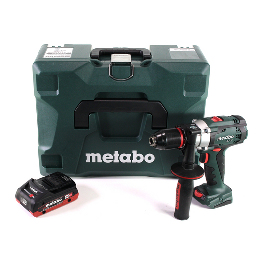 Perceuse à percussion sans fil Metabo SB 18 LTX Impuls 18 V 110 Nm + 1x batterie LiHD 4,0 Ah + MetaLoc - sans chargeur