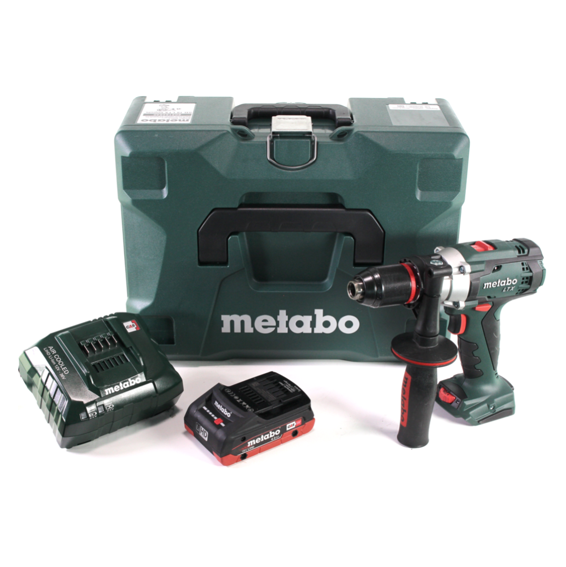 Metabo SB 18 LTX Impuls Akku Schlagbohrschrauber 18 V 110 Nm + 1x LiHD Akku 4,0 Ah + Ladegerät + MetaLoc