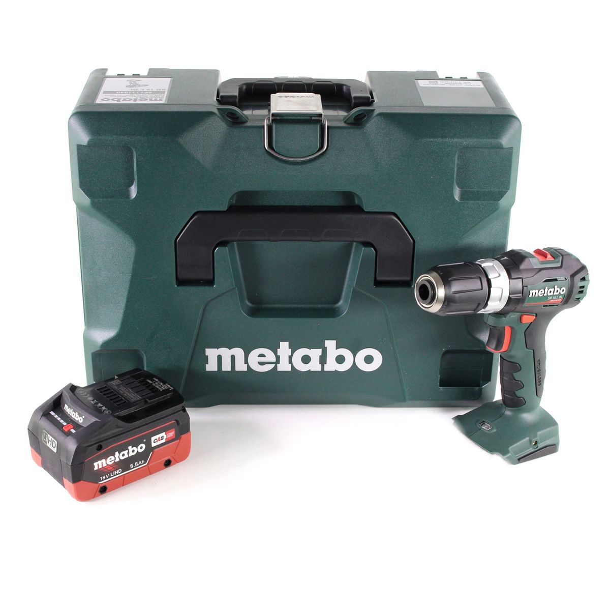 Metabo SB 18 L BL Akku Schlagbohrschrauber 18 V 60 Nm Brushless + 1x LiHD Akku 5,5 Ah + MetaLoc - ohne Ladegerät