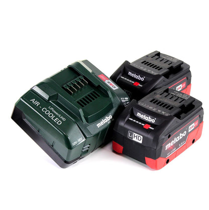 Metabo BS 18 LTX-3 BL Q I Akku Bohrschrauber 18 V 120 Nm Brushless + 2x LiHD Akku 5,5 Ah + Ladegerät + MetaLoc