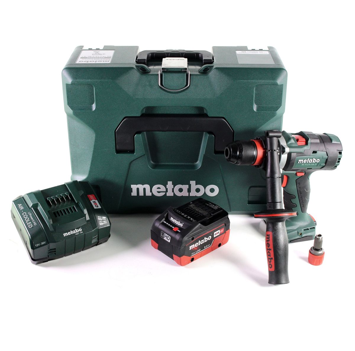 Metabo BS 18 LTX-3 BL Q I Akku Bohrschrauber 18 V 120 Nm Brushless + 1x LiHD Akku 8,0 Ah + Ladegerät + MetaLoc