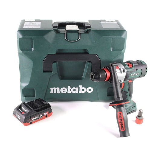 Perceuse à percussion sans fil Metabo SB 18 LTX-3 BL QI 18 V 120 Nm sans balai + 1x batterie LiHD 4,0 Ah + métaBOX - sans chargeur