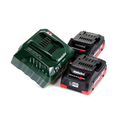 Metabo SB 18 LTX-3 BL Q I Akku Schlagbohrschrauber 18 V 120 Nm Brushless + 2x LiHD Akku 4,0 Ah + Ladegerät + metaBOX