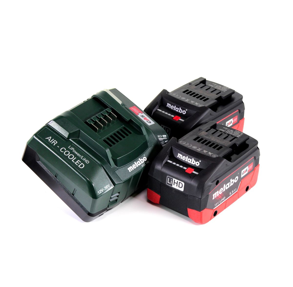 Perceuse à percussion sans fil Metabo SB 18 LTX-3 BL QI 18 V 120 Nm sans balais + 2 batteries LiHD 5,5 Ah + chargeur + métaBOX