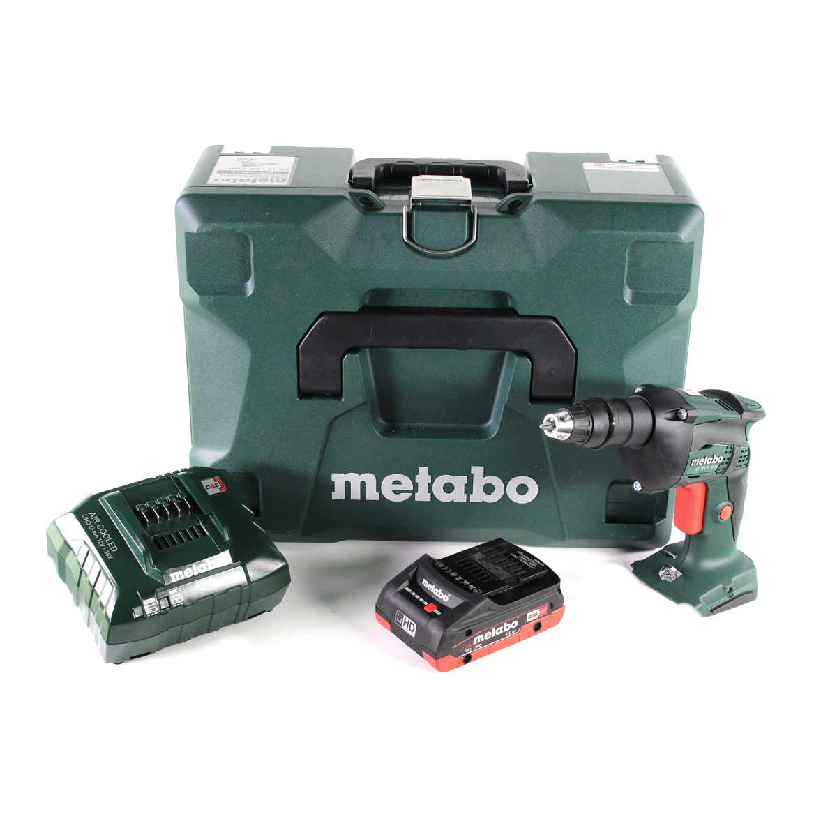 Metabo SE 18 LTX 4000 Akku Trockenbauschrauber 18 V 7 Nm 1/4" + 1x LiHD Akku 4,0 Ah + Ladegerät + MetaLoc