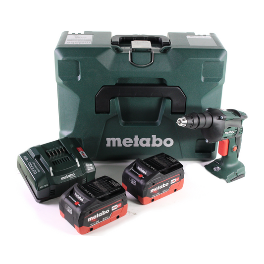 Metabo SE 18 LTX 4000 Akku Trockenbauschrauber 18 V 7 Nm 1/4" + 2x LiHD Akku 8,0 Ah + Ladegerät + MetaLoc