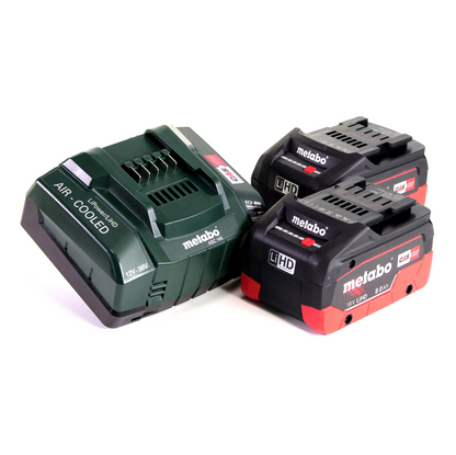 Visseuse à cloison sèche sans fil Metabo SE 18 LTX 4000 18 V 7 Nm 1/4" + 2x batterie LiHD 8,0 Ah + chargeur + MetaLoc