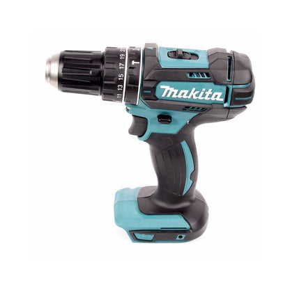 Makita DHP 482 SFTK perceuse à percussion sans fil 18 V 62 Nm + 1x batterie 3,0 Ah + chargeur + jeu d'accessoires 101 pièces + mallette