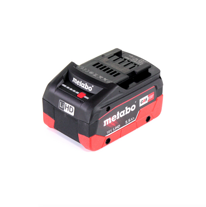 Ponceuse à bande à batterie Metabo RB 18 LTX 60 18 V 60 mm + 1x batterie LiHD 5,5 Ah - sans chargeur