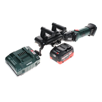 Ponceuse à bande à batterie Metabo RB 18 LTX 60 18 V 60 mm + 1 batterie LiHD 8,0 Ah + chargeur