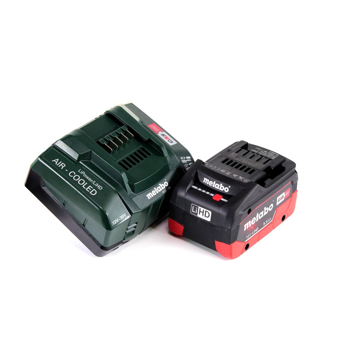 Metabo SCV 18 LTX BL 1.6 Akku Blechschere 18 V Brushless + 1x LiHD Akku 5,5 Ah + Ladegerät + MetaLoc