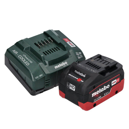 Metabo NIV 18 LTX BL 1.6 Grignoteuse sans fil 18 V brushless + 1x Batterie LiHD 5,5 Ah + Chargeur + metaBOX