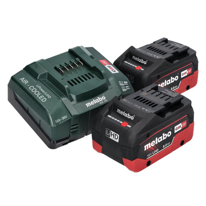 Metabo NIV 18 LTX BL 1.6 Akku Nibbler 18 V Brushless Knabber + 2x LiHD Akku 8,0 Ah + Ladegerät + metaBOX