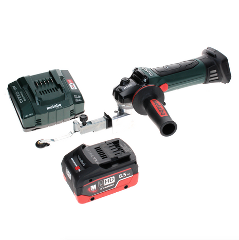 Metabo BF 18 LTX 90 Akku Bandfeile 18 V 90 mm + 1x LiHD Akku 5,0 Ah + Ladegerät