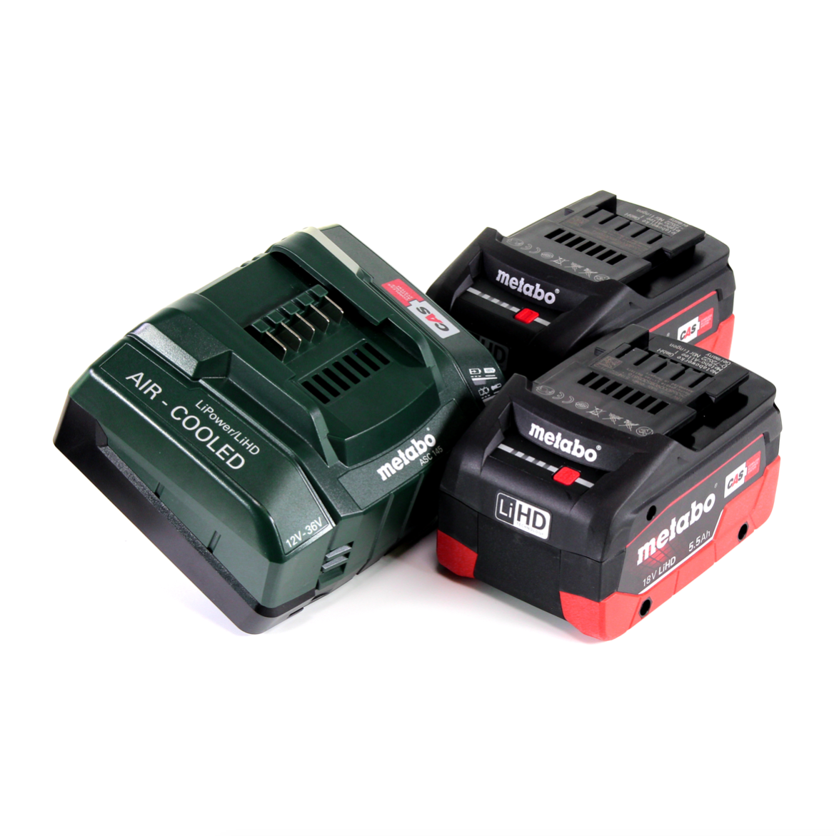 Metabo BF 18 LTX 90 Akku Bandfeile 18 V 90 mm + 2x LiHD Akku 5,0 Ah + Ladegerät