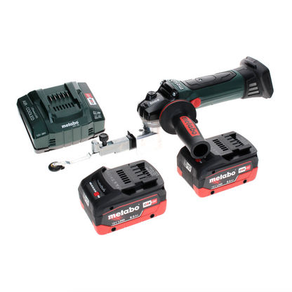 Metabo BF 18 LTX 90 Akku Bandfeile 18 V 90 mm + 2x LiHD Akku 8,0 Ah + Ladegerät