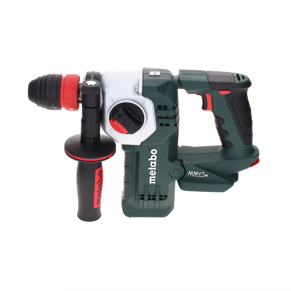 Metabo KHA 18 LTX BL 24 Marteau combiné à batterie Quick 18 V 2,2 J SDS-plus brushless + 1x batterie LiHD 4,0 Ah + MetaLoc - sans chargeur