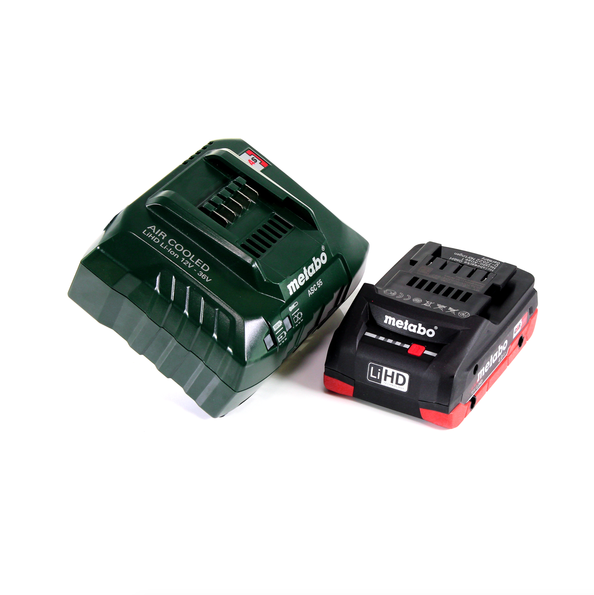 Metabo KHA 18 LTX BL 24 Marteau combiné à batterie rapide 18 V 2,2 J SDS-plus sans balais + 1 batterie LiHD 4,0 Ah + chargeur + MetaLoc