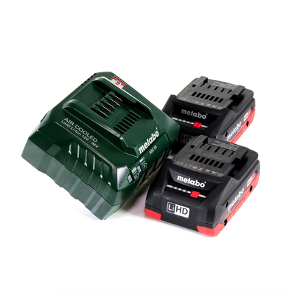 Metabo KHA 18 LTX BL 24 Quick Akku Kombihammer 18 V 2,2 J SDS-plus Brushless + 2x LiHD Akku 4,0 Ah + Ladegerät + MetaLoc