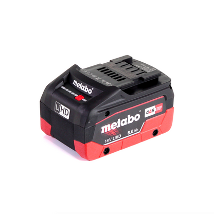 Metabo KHA 18 LTX BL 24 Marteau combiné à batterie rapide 18 V 2,2 J SDS-plus brushless + 1x batterie LiHD 8,0 Ah + MetaLoc - sans chargeur