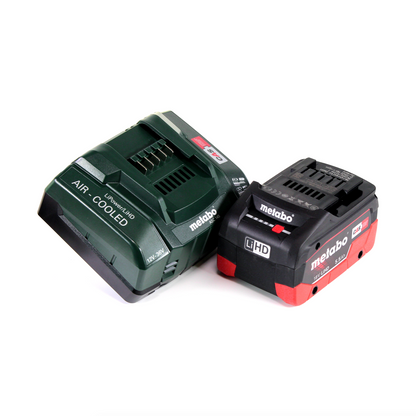 Metabo GA 18 LTX Akku Geradschleifer 18 V + 1x LiHD Akku 5,5 Ah + Ladegerät + MetaLoc