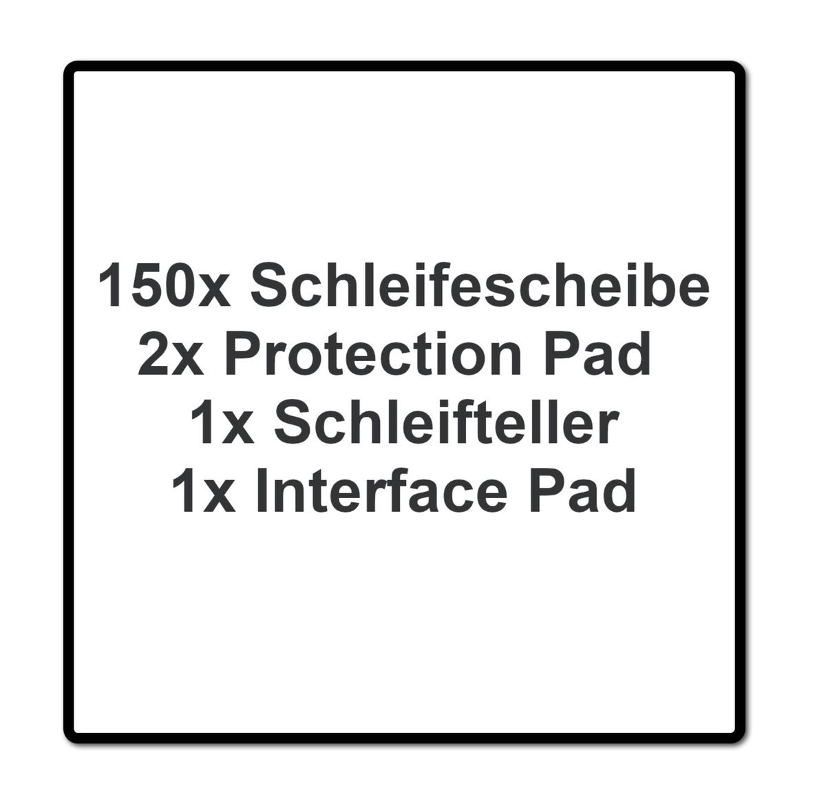 Festool ETS 150/5 EQ-Plus Exzenterschleifer 310 W 150 mm + 150x Schleifscheibe + 2x Protection Pad + Schleifteller+ Interface Pad + systainer - Toolbrothers