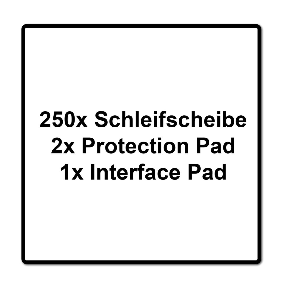 Festool ETS EC 150/5 EQ-Plus Exzenterschleifer 400 W 150 mm Brushless + 250x Schleifscheibe + 2x Protection Pad + Interface Pad + systainer - Toolbrothers