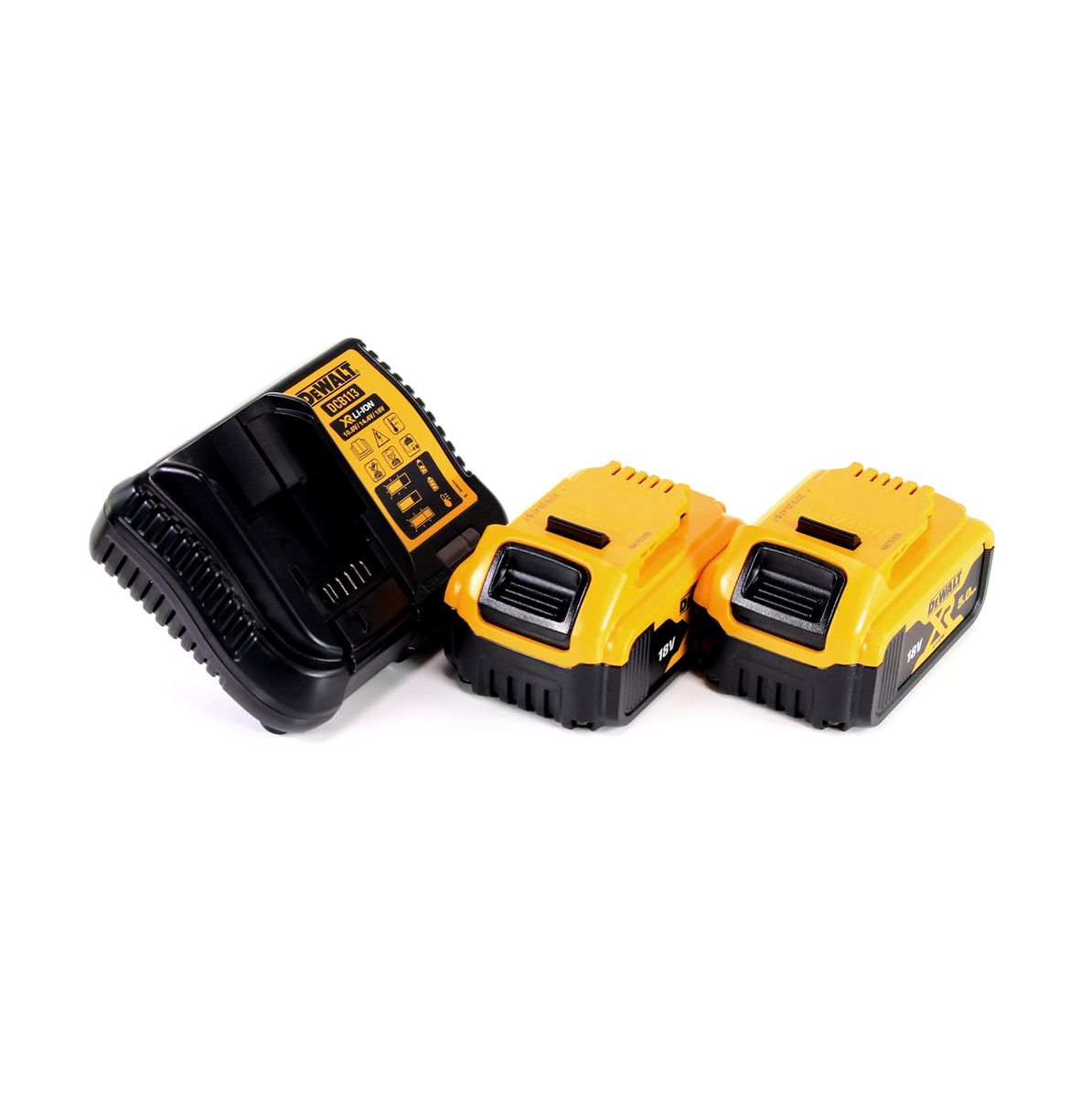 DeWalt DCR 027 P1 Akku Radio DAB+ 10,8-18,0 V + 2x Akku 5,0 Ah + Ladegerät