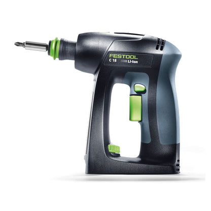 Festool C 18 Basic perceuse-visseuse sans fil 18 V 45 Nm Brushless Solo + systainer (576434) + accessoire angulaire DD-AS - sans batterie, sans chargeur (successeur de 574737)