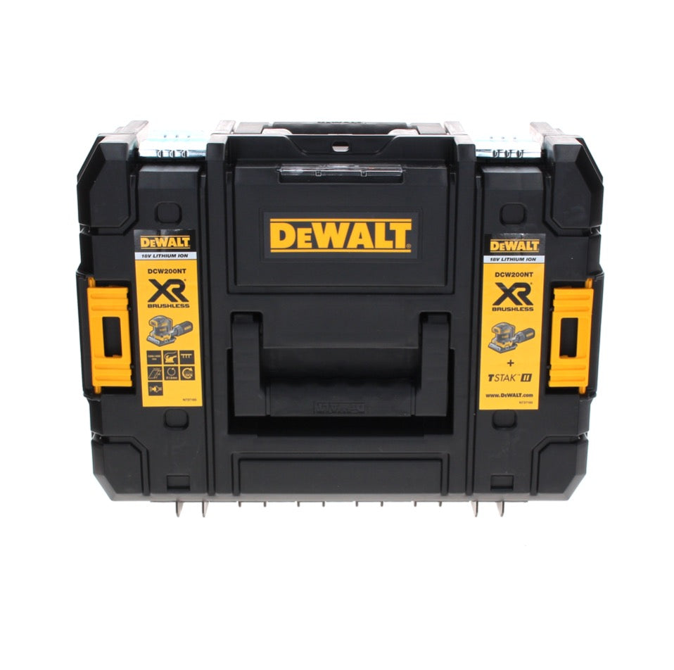 DeWalt DCW 200 NT Akku Vibrationsschleifer 18 V 108x115 mm Solo + TSTAK - ohne Akku, ohne Ladegerät - Toolbrothers