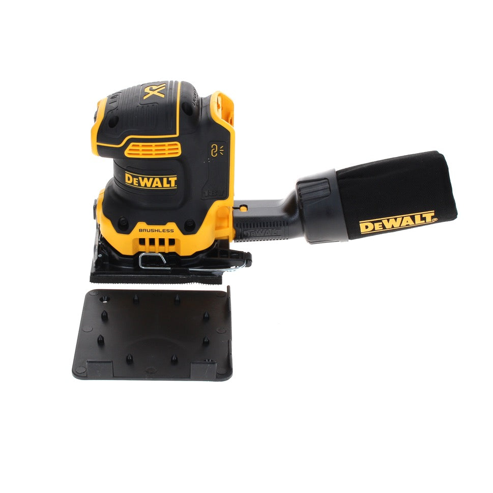 DeWalt DCW 200 NT Akku Vibrationsschleifer 18 V 108x115 mm Solo + TSTAK - ohne Akku, ohne Ladegerät - Toolbrothers