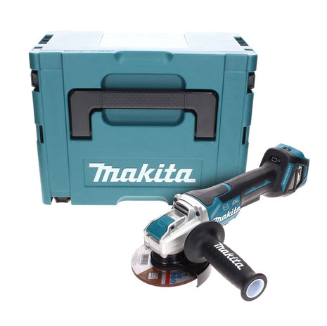 Makita DGA 519 ZJ Akku Winkelschleifer 18 V 125 mm Brushless X-Lock Solo + Makpac - ohne Akku, ohne Ladegerät