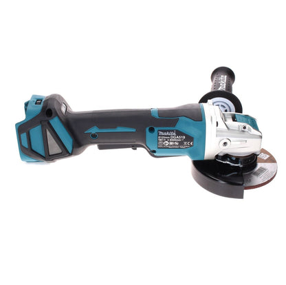 Meuleuse d'angle sur batterie Makita DGA 519 RM 18 V 125 mm sans balais X-Lock + 2x batteries 4,0 Ah + chargeur