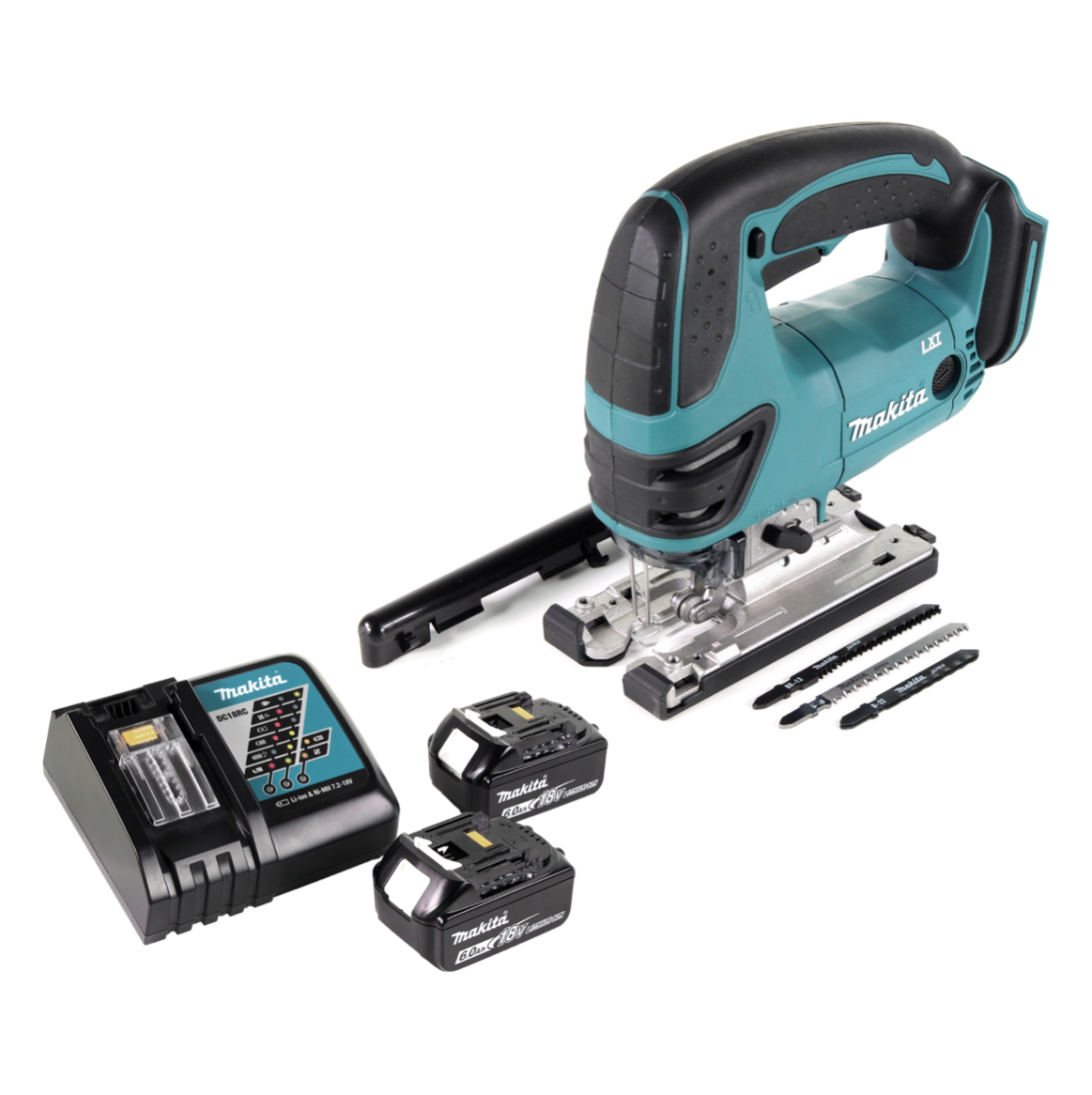 Makita DJV 180 RG Scie sauteuse sans fil 18V + 2x Batteries 6.0 Ah + Chargeur