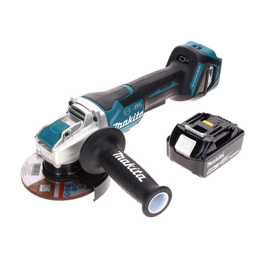 Makita DGA 519 G1 Meuleuse d'angle sans balais 18 V 125 mm X-Lock + 1x batterie 6,0 Ah - sans chargeur