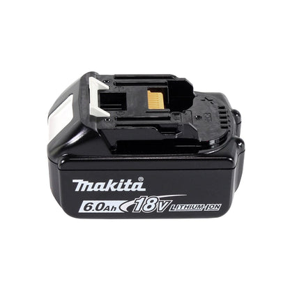 Makita DGA 519 G1J Meuleuse d'angle sans balais 18 V 125 mm X-Lock + 1x batterie 6,0 Ah + Makpac - sans chargeur